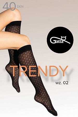 Gatta Knee Socks 02 40 DEN - nero