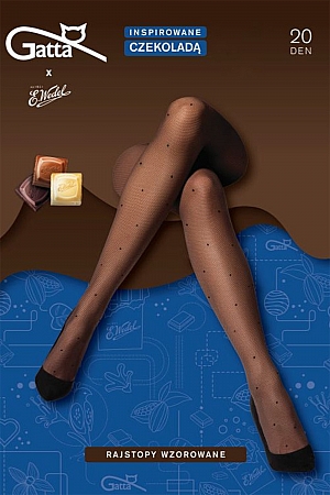 Gatta Tights 20 DEN - dark choco