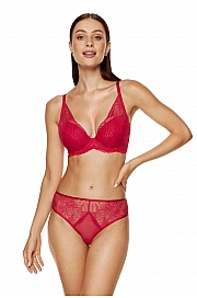 Biustonosz push up Rouge B1 Red - Czerwony